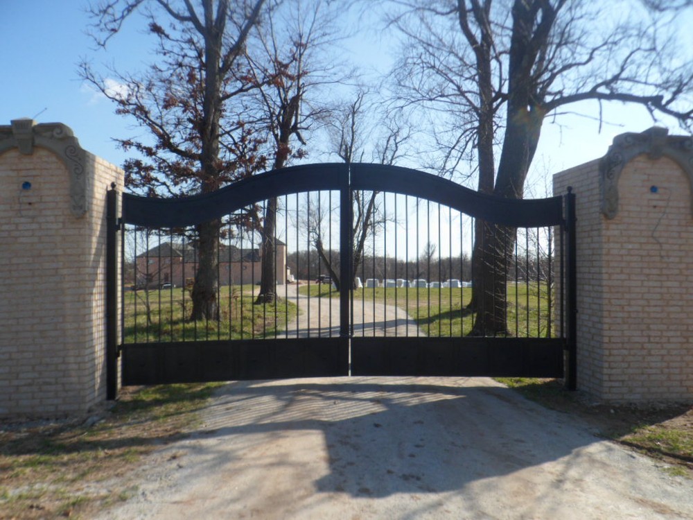 Wrought Iron Entry Gates (double)