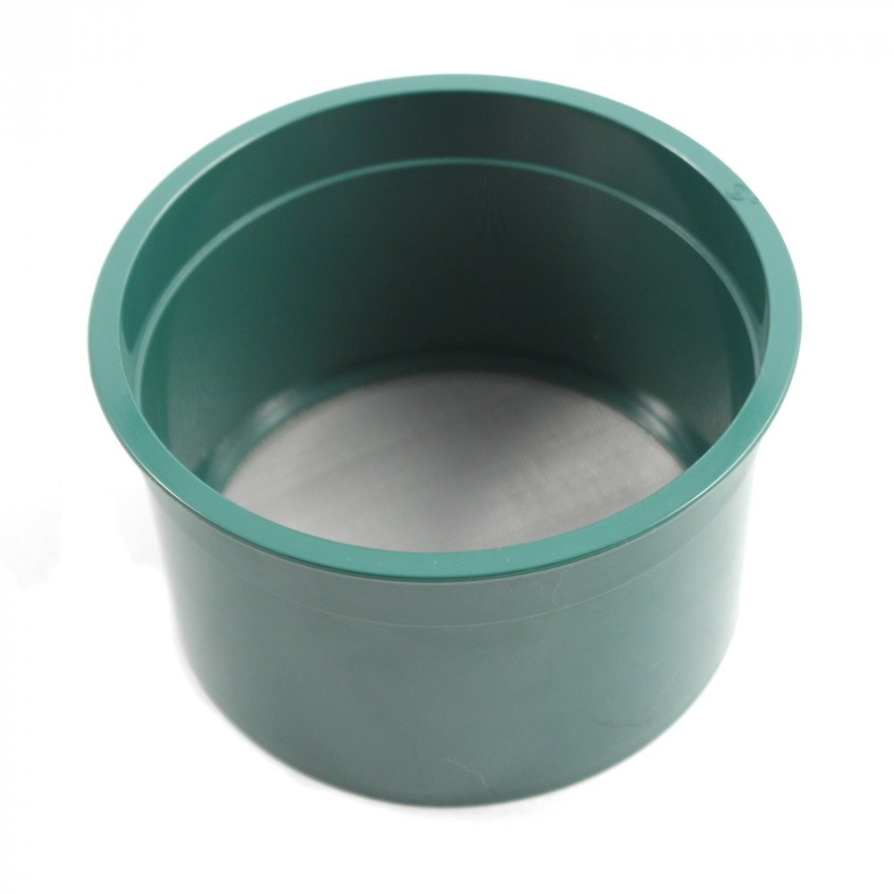 SE GP4-40 5.5" Mini Stackable Sifting Pan, 40 Holes/Square Inch