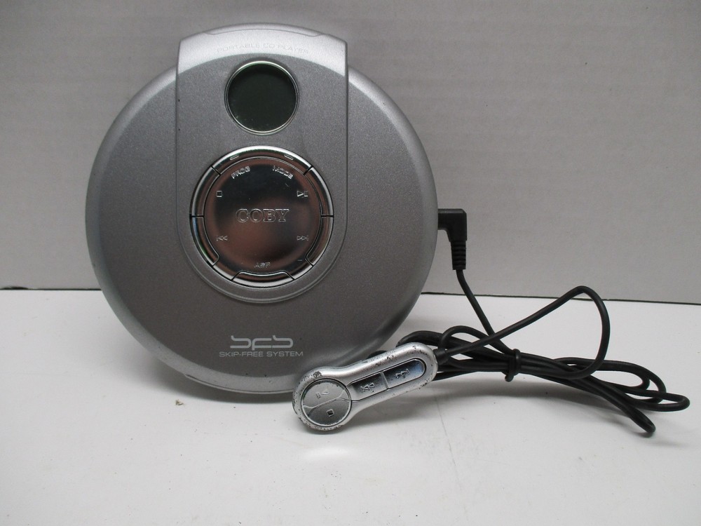 Vintage Coby Portable CD Player DBBS CX-CD355 Working With Controller