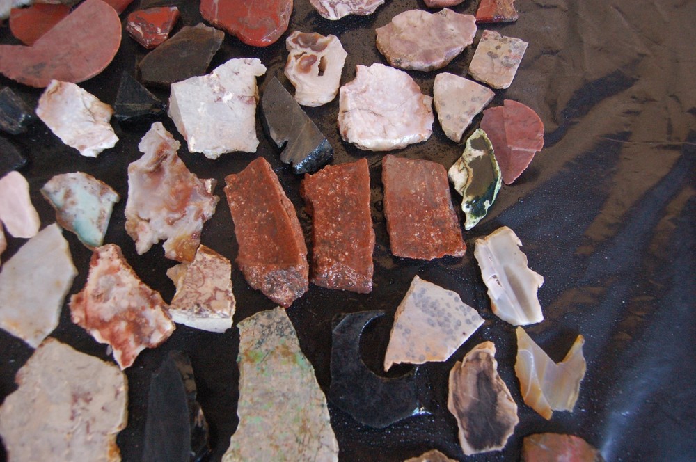 Miscellaneous Jasper, Agate and Marble Slabs, End Cuts Ect.