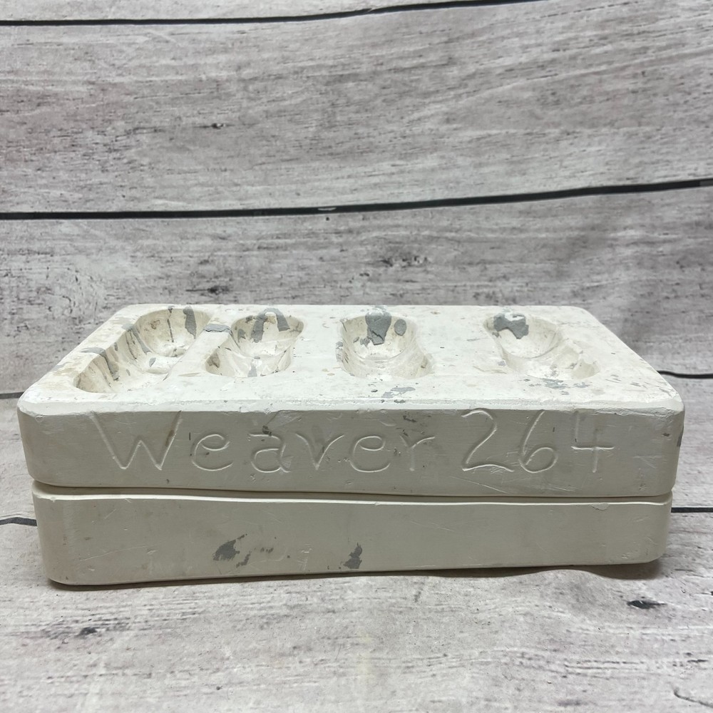 Vintage Weaver Ceramic Casting Mold Small Easter Eggs #264