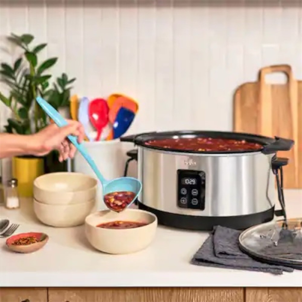 bella PRO - 7-qt. Programmable Slow Cooker with Searing Function - Stainless ...