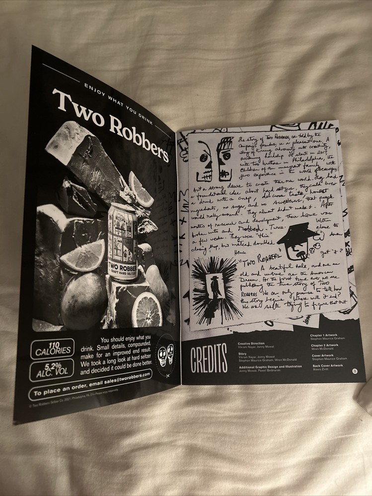 Two Robbers Seltzer Company Comic Magazine