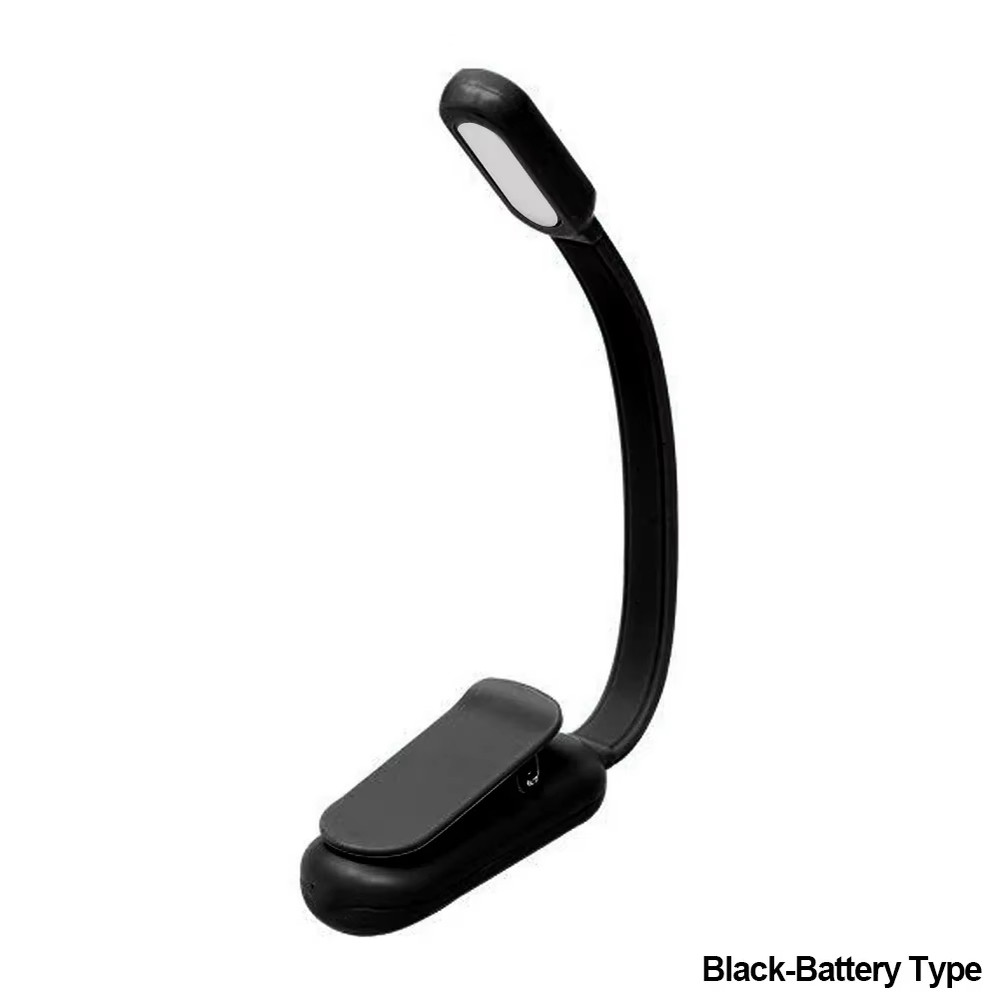 Mini LED Book Night 3 Brightness Adjustable USB Rechargeable Clip-On Study Readi