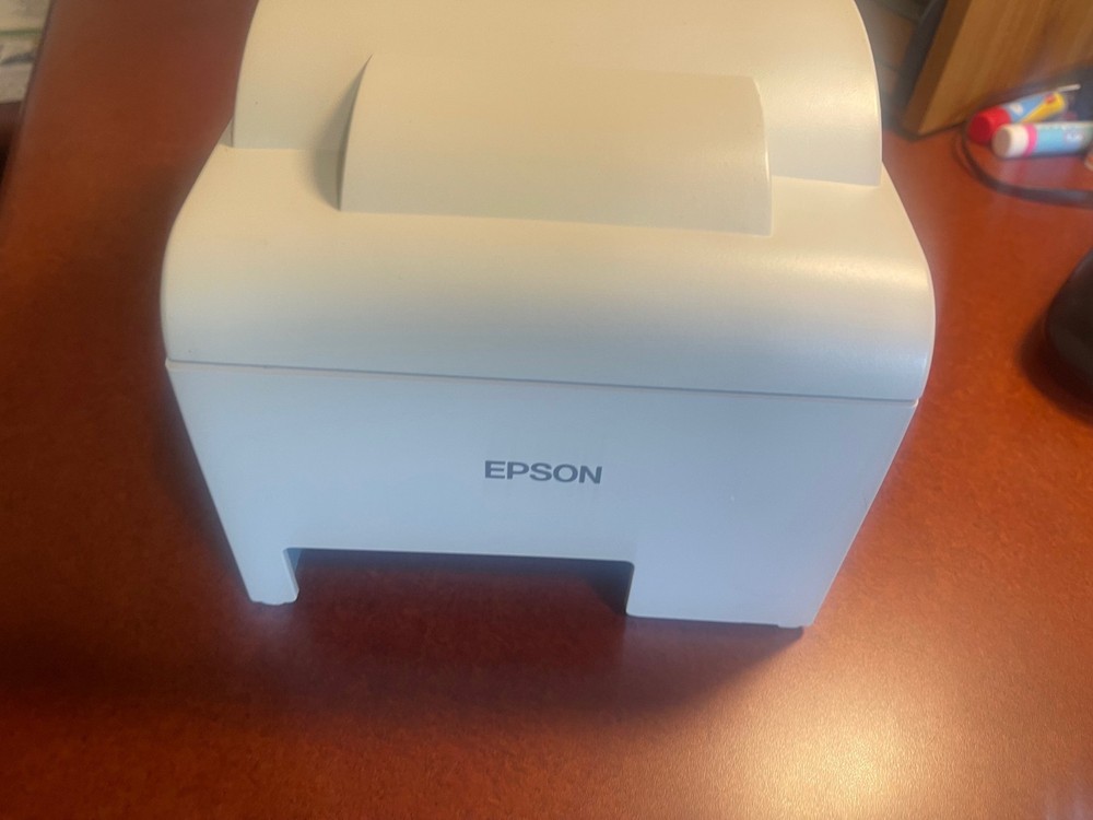EPSON TM-U220D M188D Dot Matrix POS Receipt Printer Power Supply &USB.
