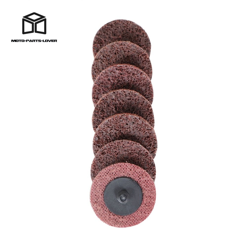 Surface Conditioning Discs Roll Lock Die Grinder Sanding Pads 50Pcs 2" Sanding