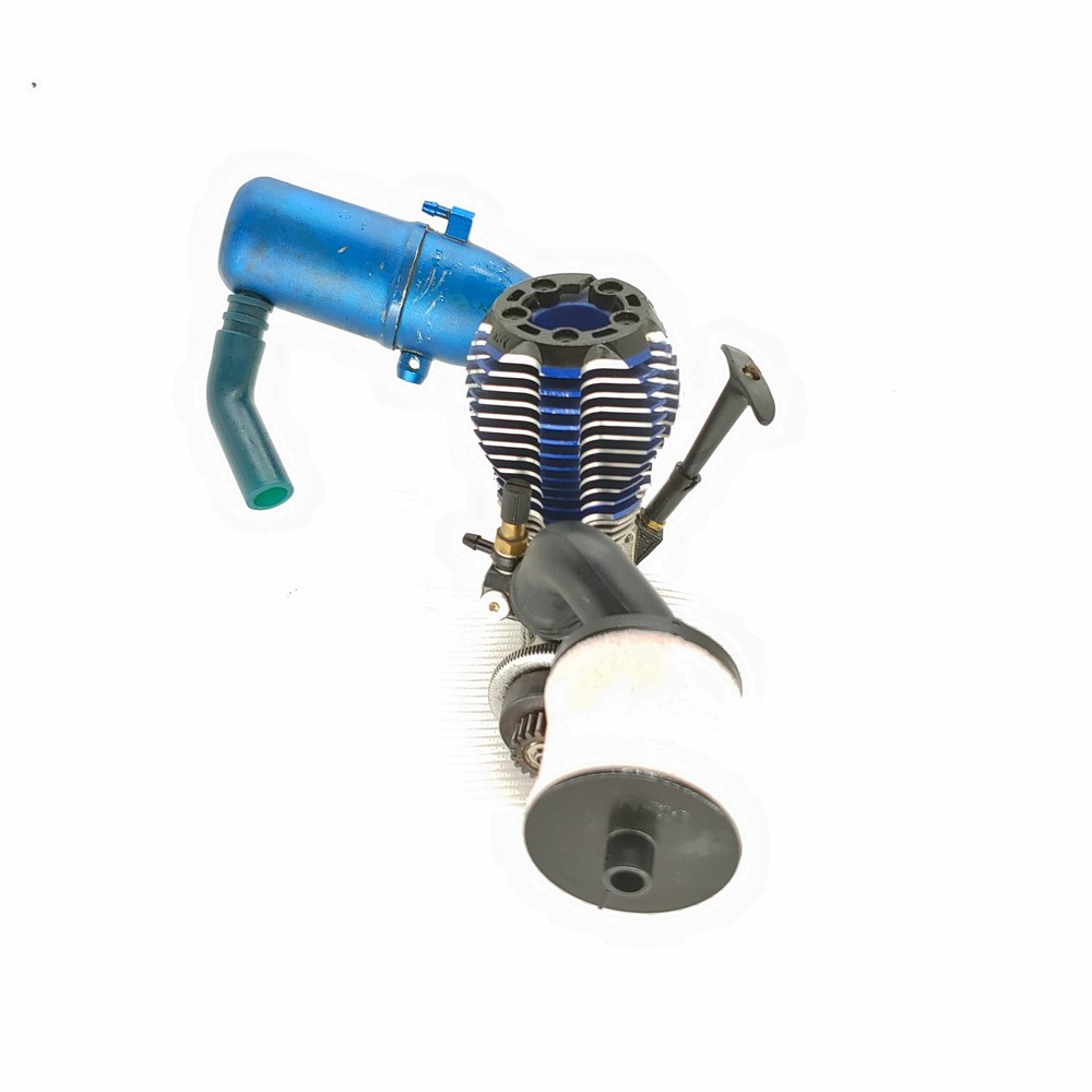 Traxxas TRX 3.3 Nitro Engine w/ Exhaust Pipe & Pull-Start Used Good!