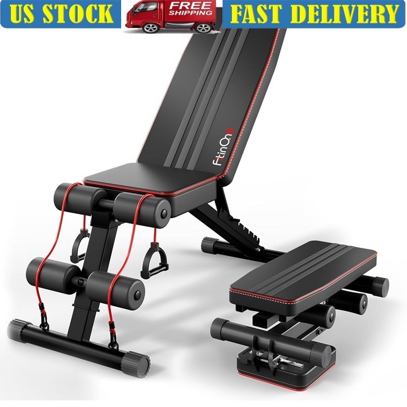 660lbs Weight Bench Multi-Functional Foldable Strength Training Equipment New