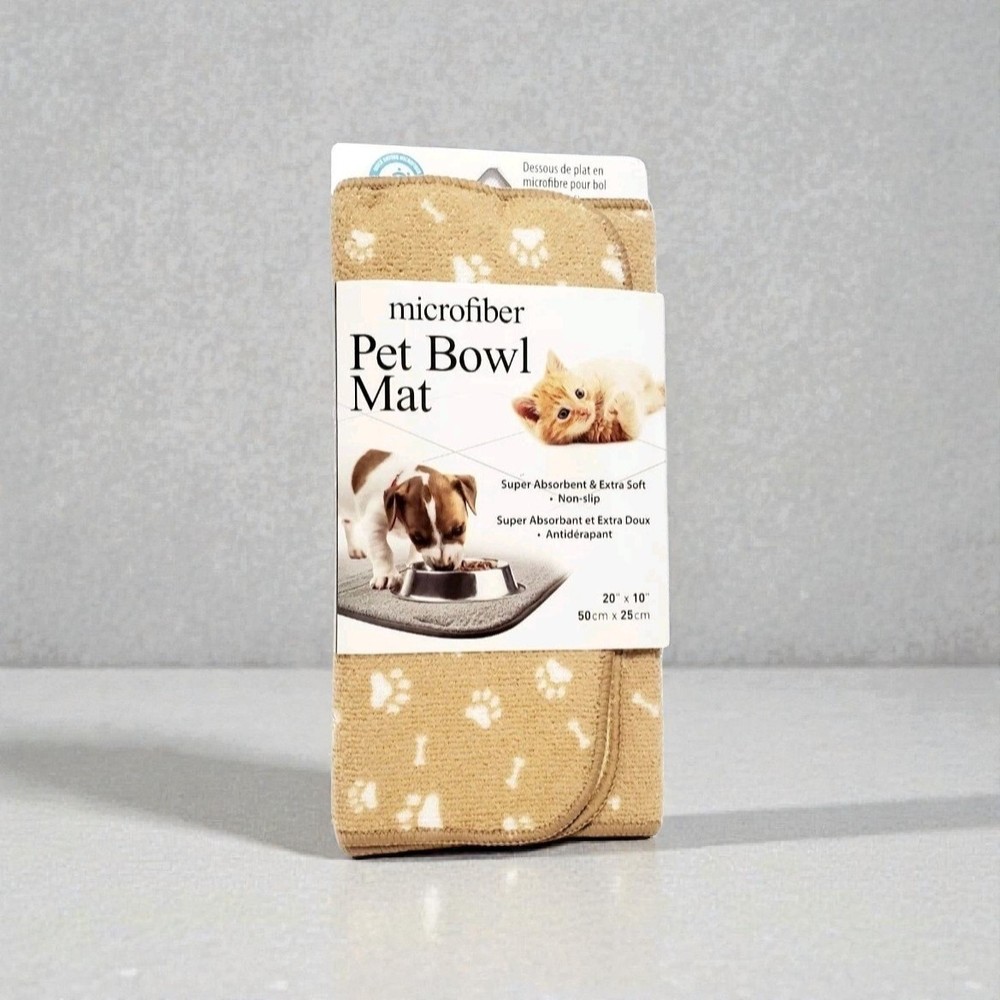 Microfiber Pet Bowl Mat