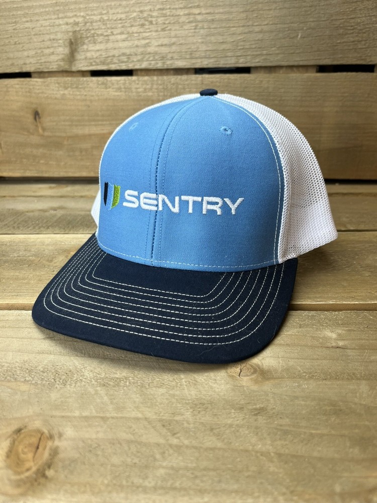 Sentry Blue Snapback Baseball Hat Cap Richardson