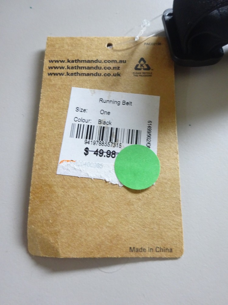 BNWT KATHMANDU Running Belt