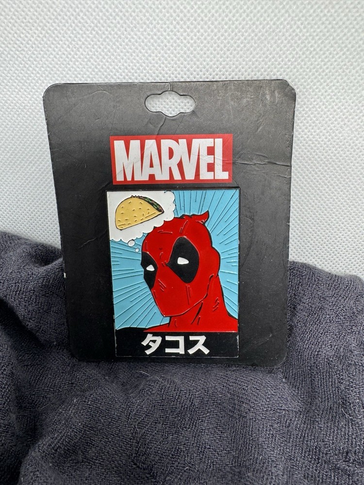 Marvel Comics Deadpool Large Japanese Taco Lapel Pin