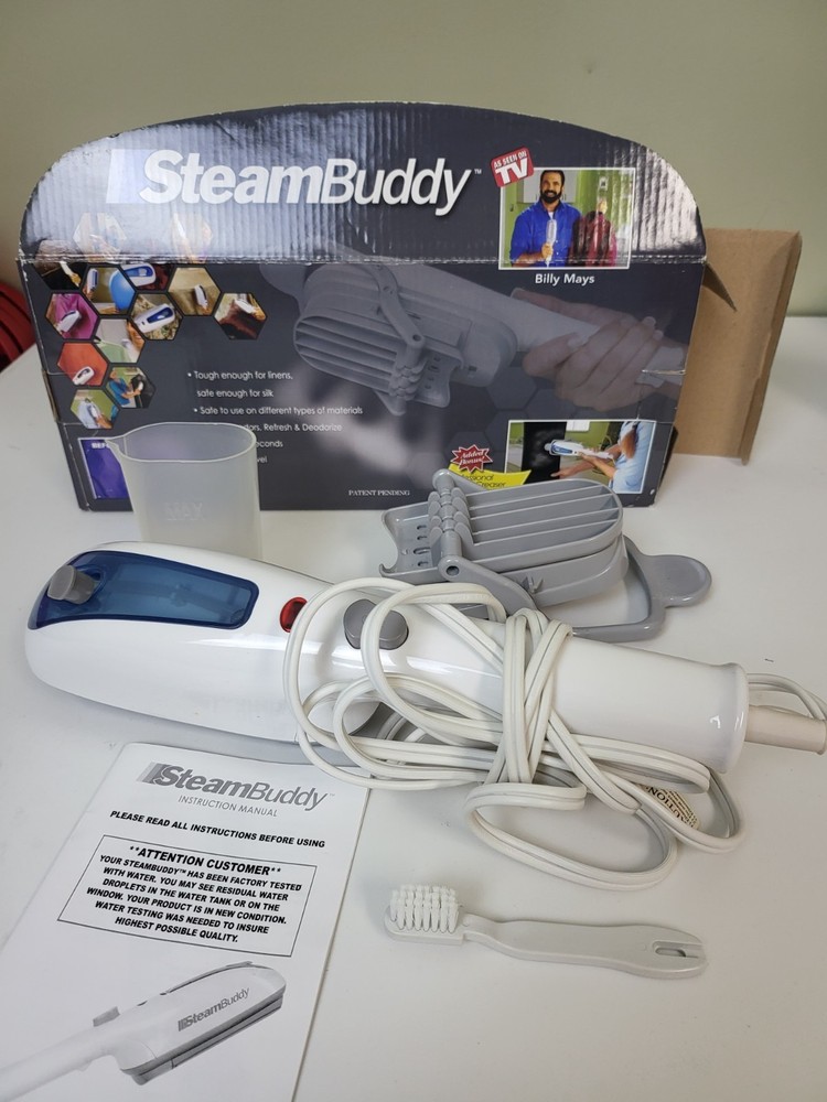 Steam Buddy Convenient Multi-Use Steamer Use on All Fabrics