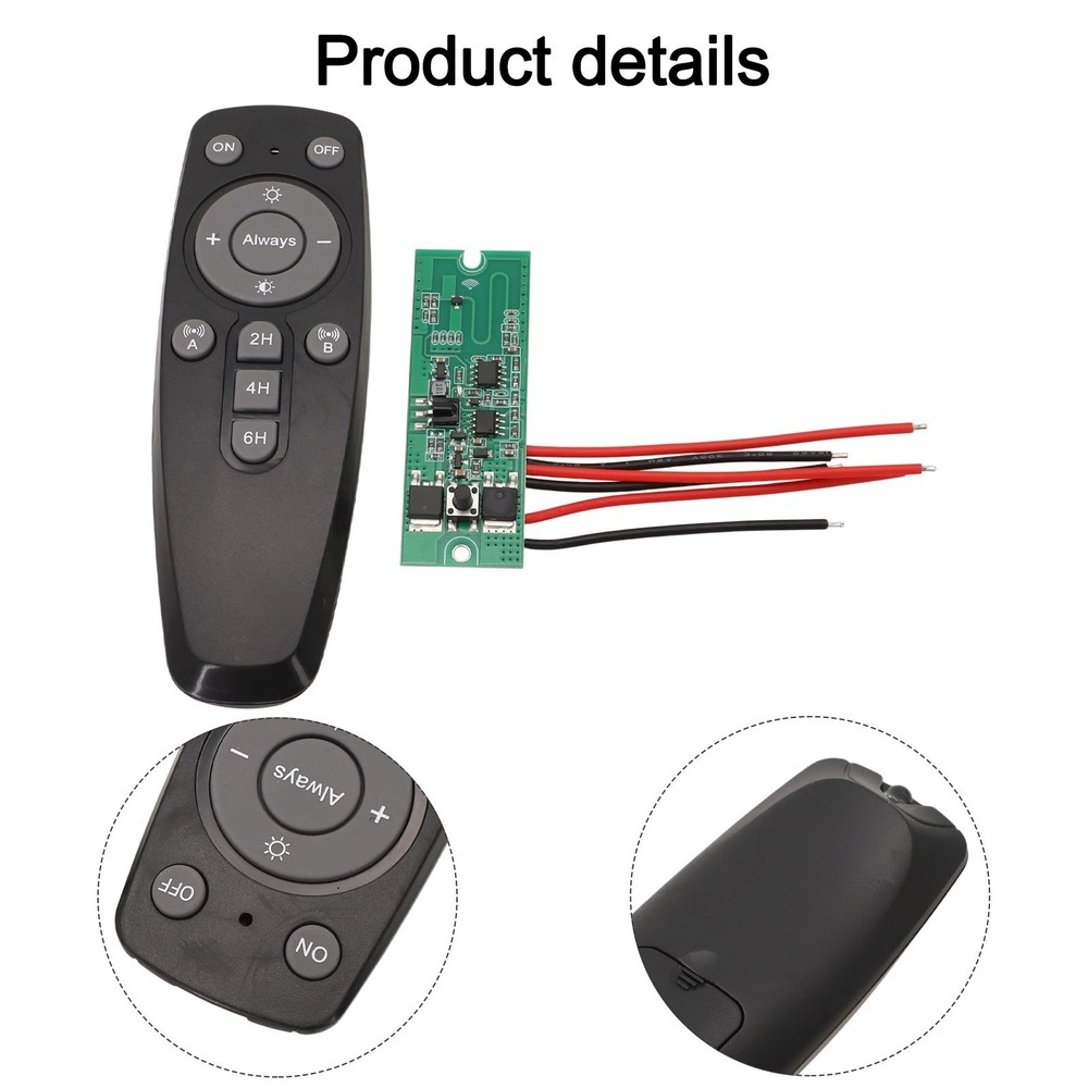 Human Induction Solar Light Circuit Board with Remote Control Function