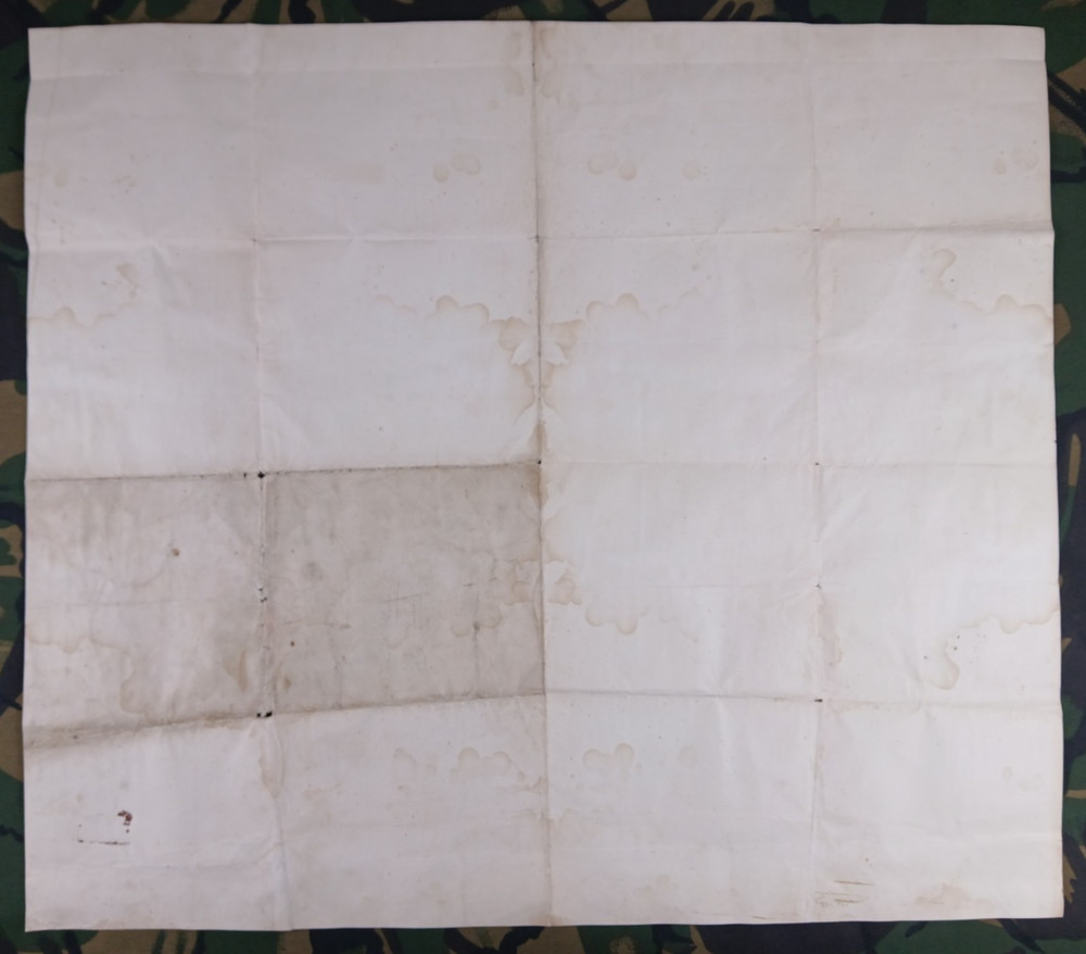 WW2 "RESTRICTED" GERMAN LUFTWAFFE MAP (LIVERPOOL, MANCHESTER, BIRMINGHAM etc)