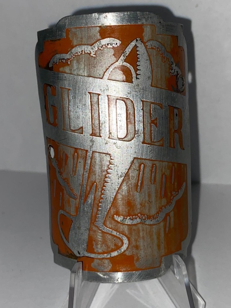 vintage GLIDER bicycle HEAD BADGE