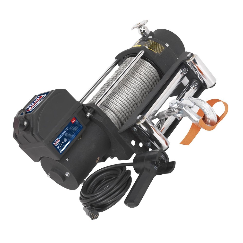 Sealey Self Recovery Winch 4300kg (9500lb) Line Pull 12V