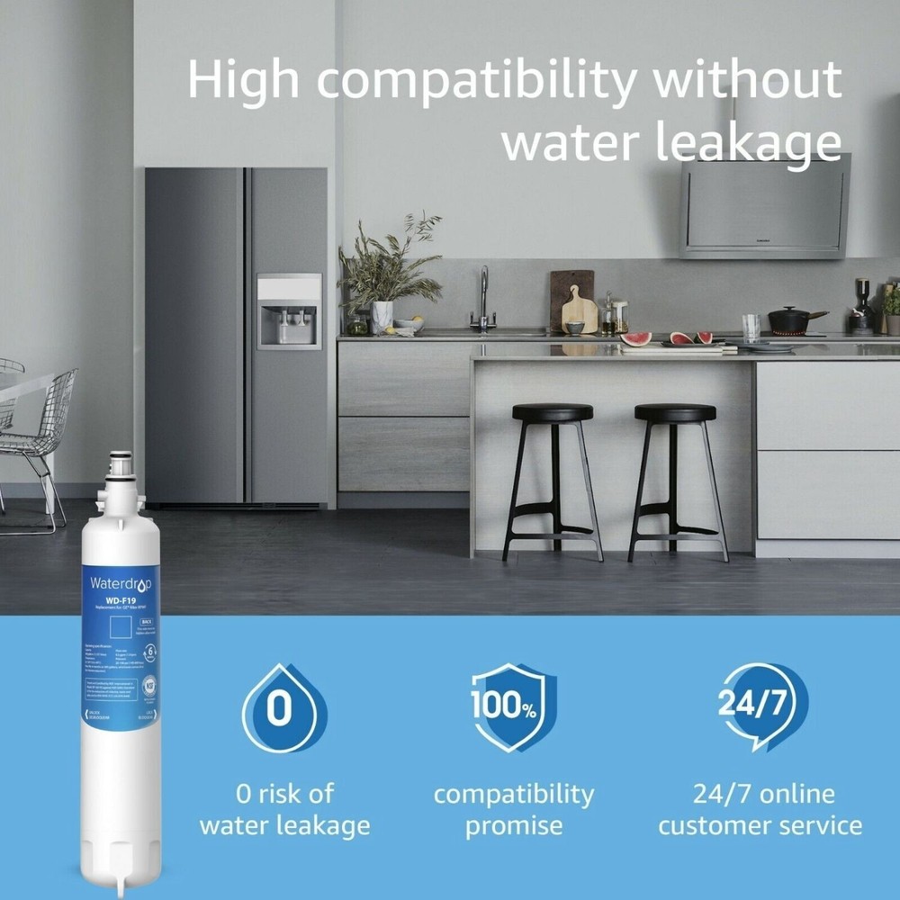 Waterdrop Refrigerator Water Filter Replacement for GE® RPWF,3 Pack