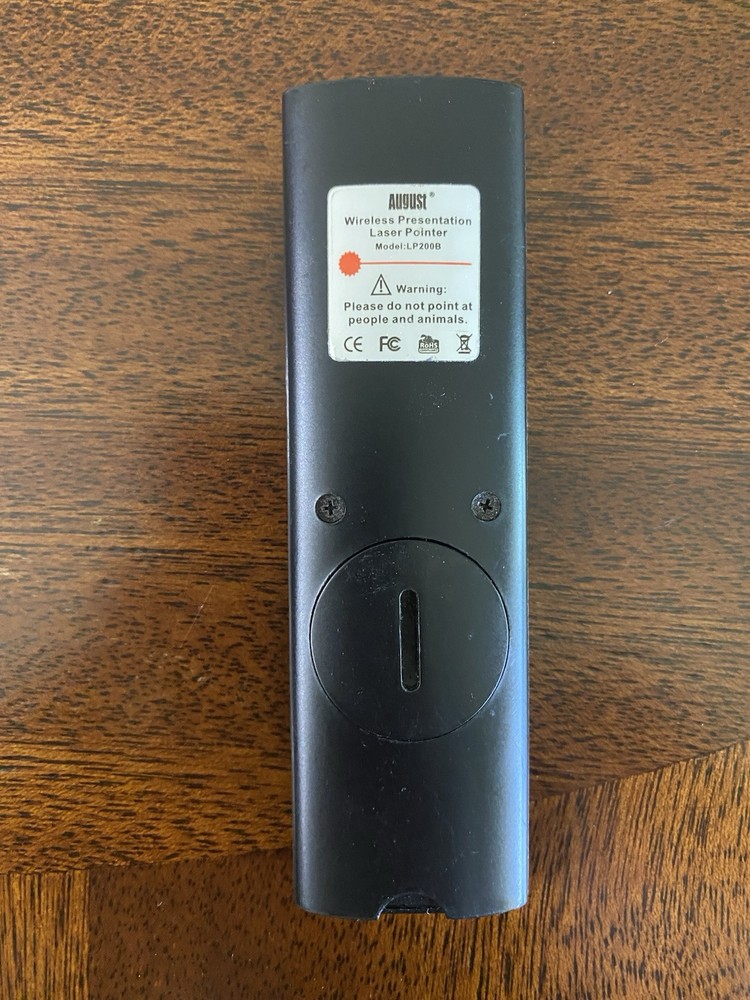 August Wireless Presentation Laser Pointer USB