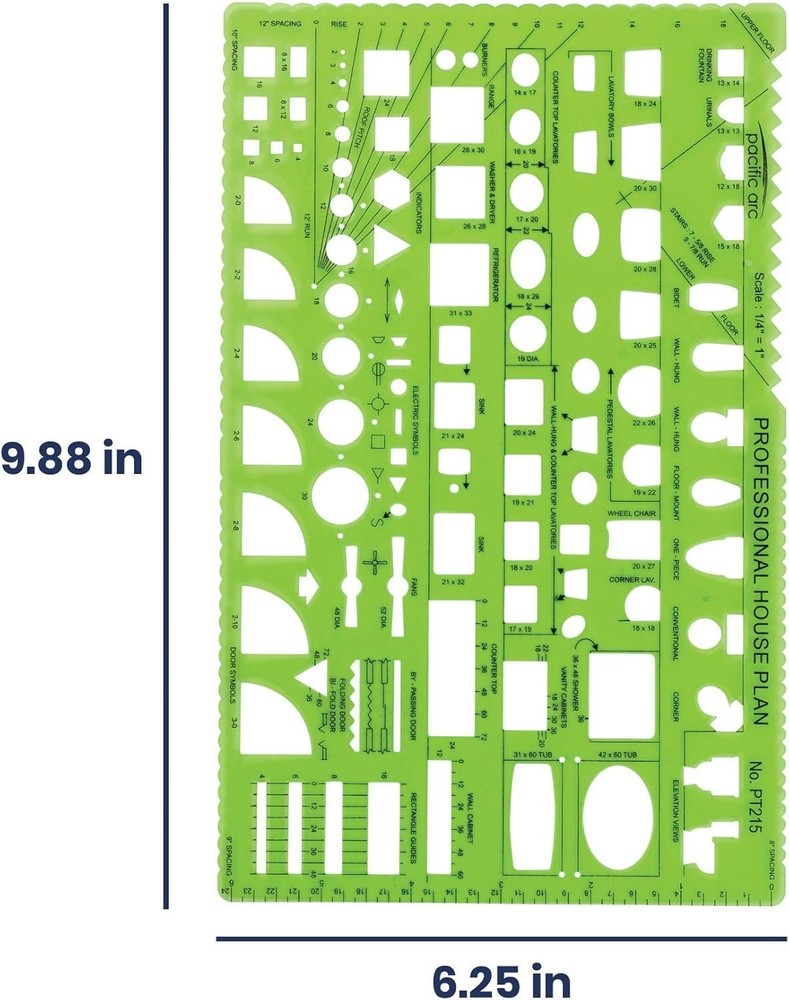 Comprehensive Plastic House Plan Template for Architects - Mobile & Versatile