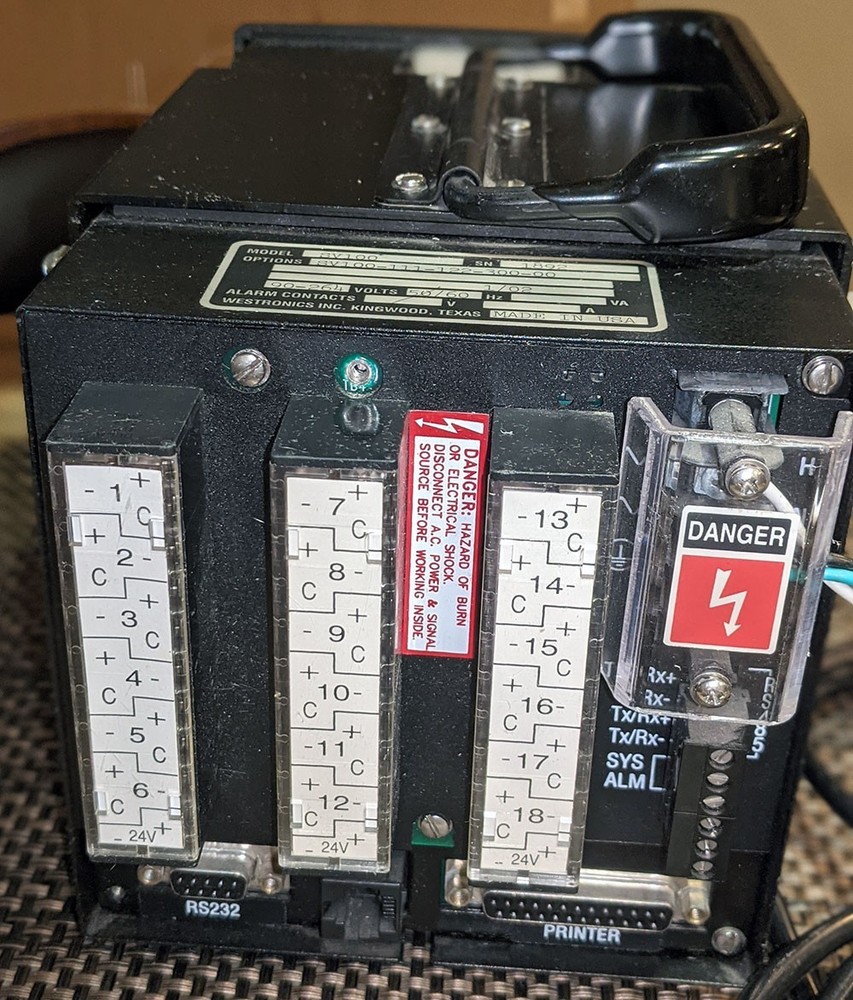 Thermo-Westronics SV100 Video Data Recorder With Power Cable