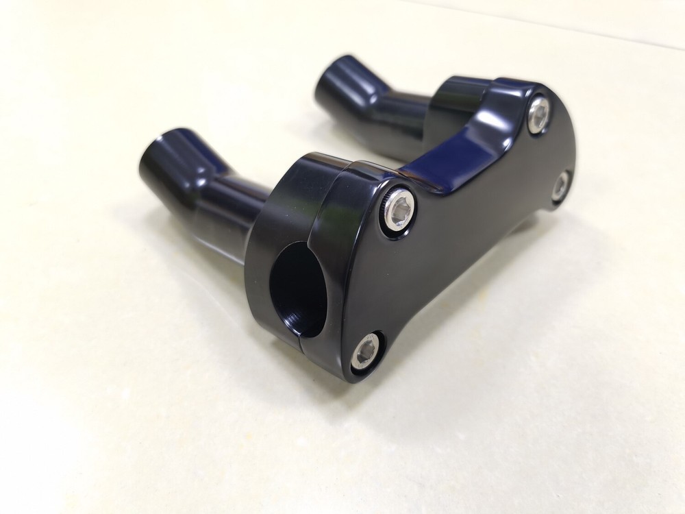 3.5" Black Handlebar Riser Top Clamp For Harley Night Train Softail Custom FXSTC