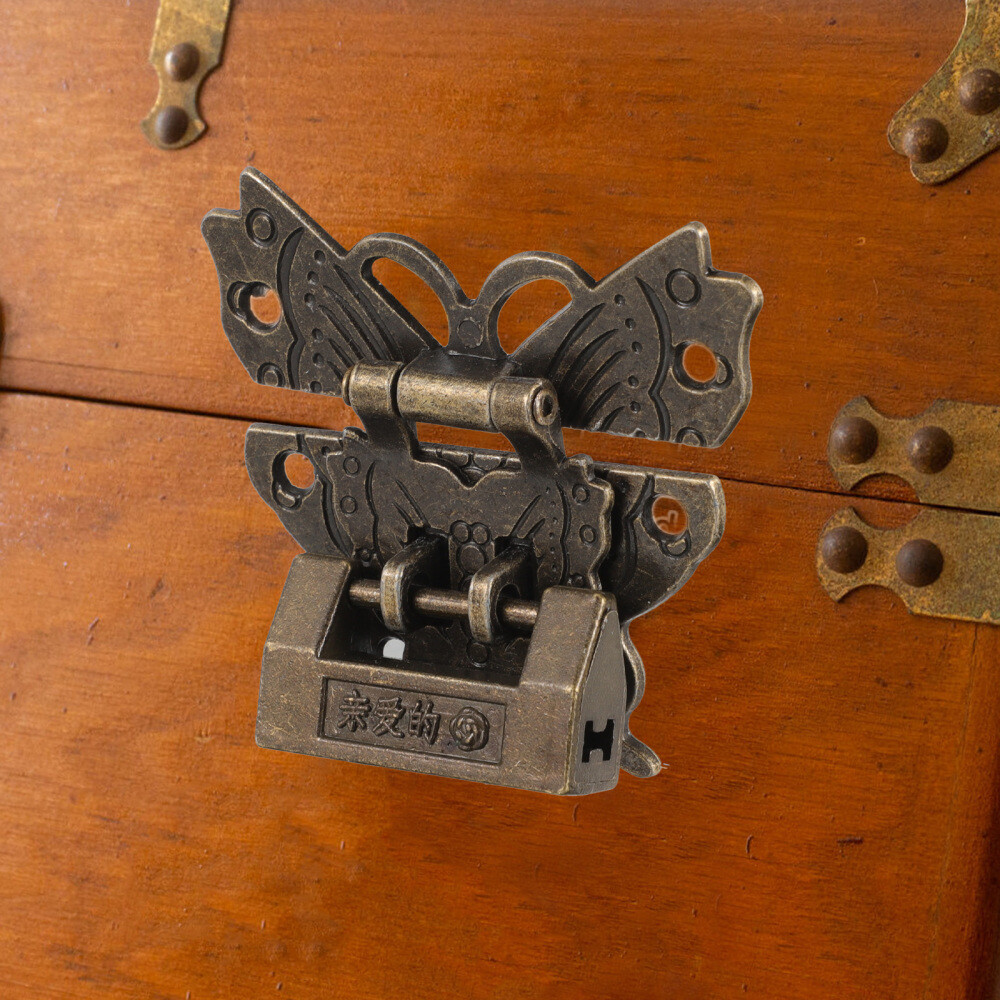 Combination Lock for Locker Antique Tool Box Vintage Padlock