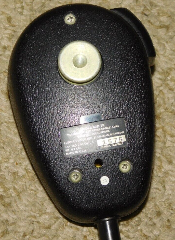 Noise Cancelling ElectroVoice Handheld 602FTR Dynamic Microphone UNTESTED