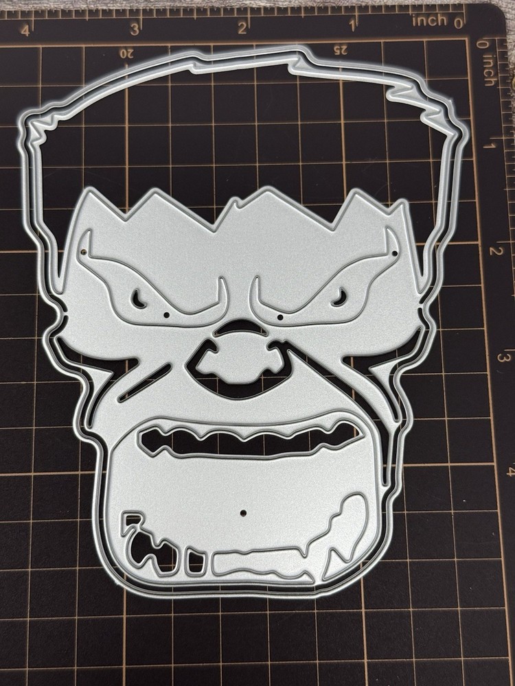Universal Thin Metal Die Cut Tool Hulk Face Marvel Character Comic