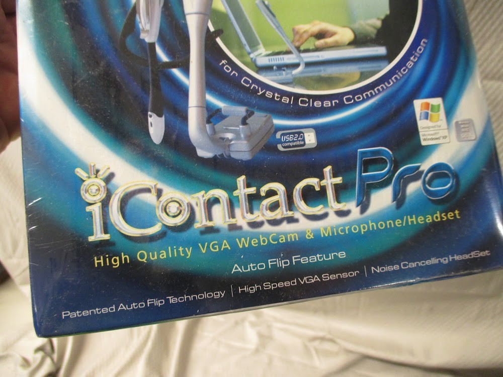Ezonics iContact Pro VGA WebCam & Microphone HeadSet - New Sealed