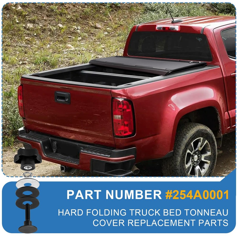 254A0001 Tonneau Cover Clamp Service Kit, Elevator Bolt Assembly, Replacement...