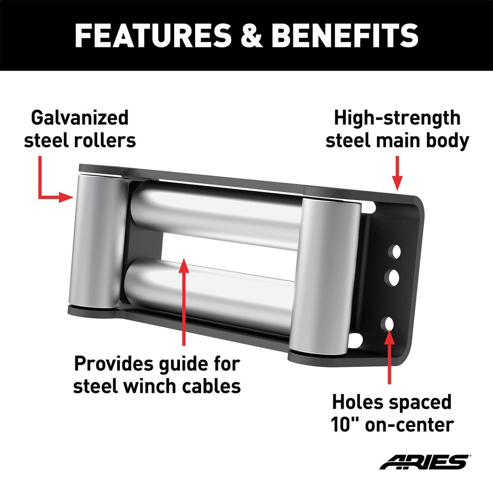 ARIES 2156071 Winch Roller Fairlead
