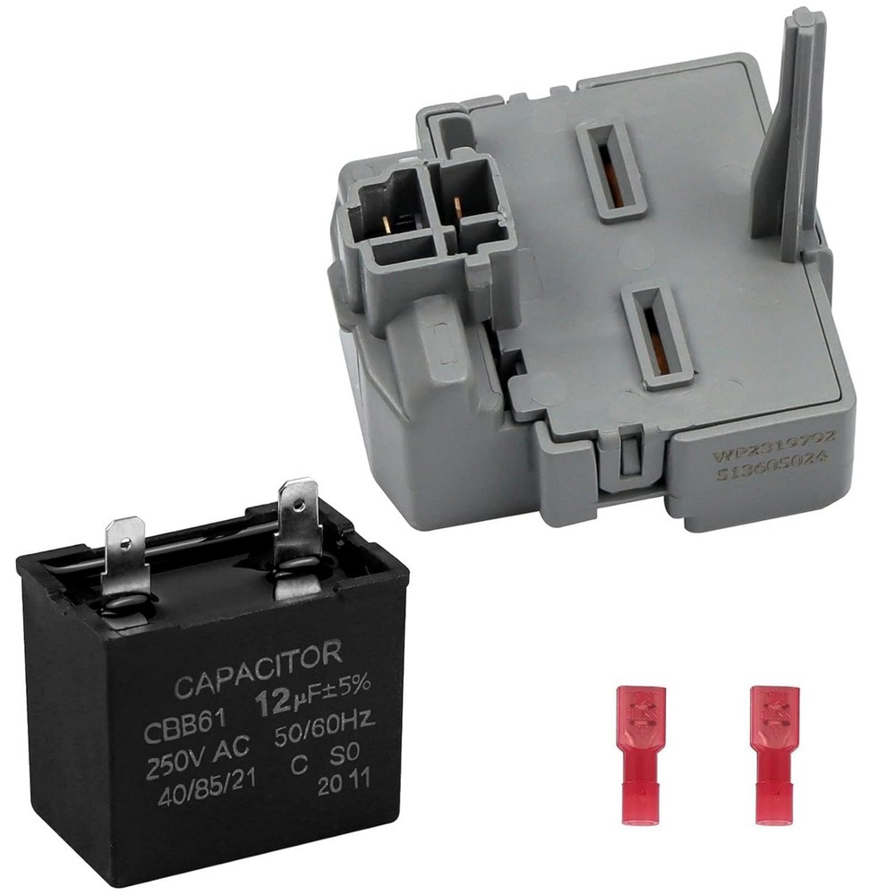 2319792 Refrigerator Compressor Start Relay Device Run Capacitor For Whirlpool