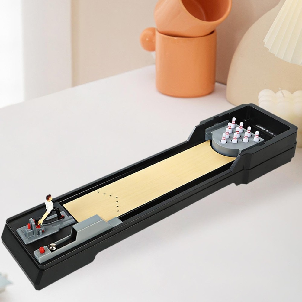 JunZheHub Tabletop Bowling Game - Arcade Desktop Activity for All Ages