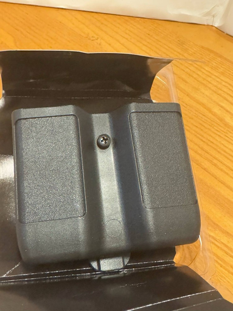 Blackhawk Single Stack Double Mag Case 410610PBK Matte Black