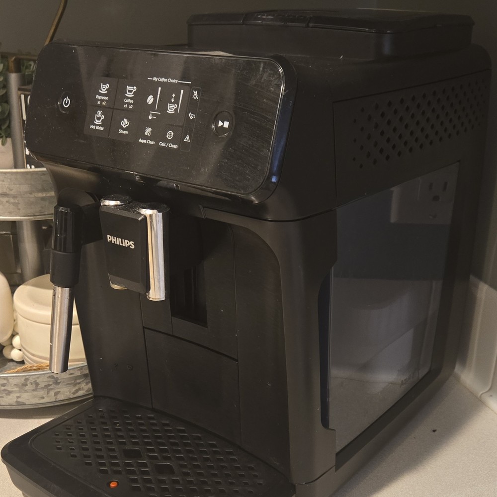 Philips 1200 Automatic Espresso & Coffee Machine Whole Bean Black Digital