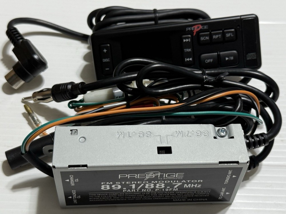 📦 NEW Prestige P-MC3 FM Modulator Wired Commander for CD Changer Systems