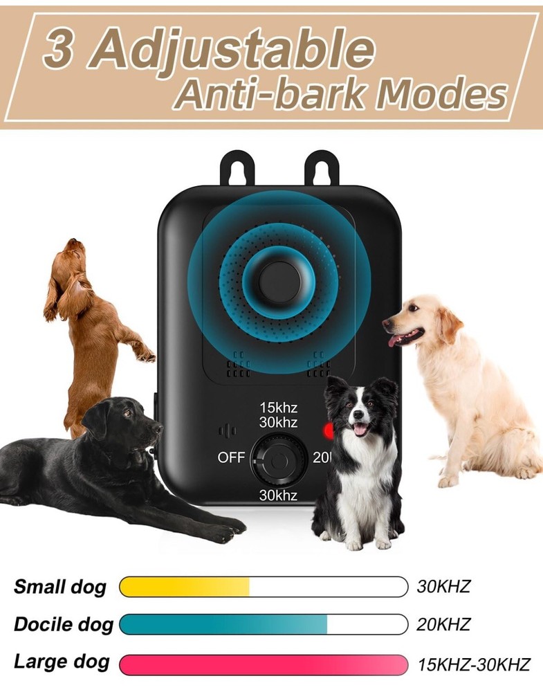 Anti Barking Devices, 2 Pack Auto Dog Bark Control Devices