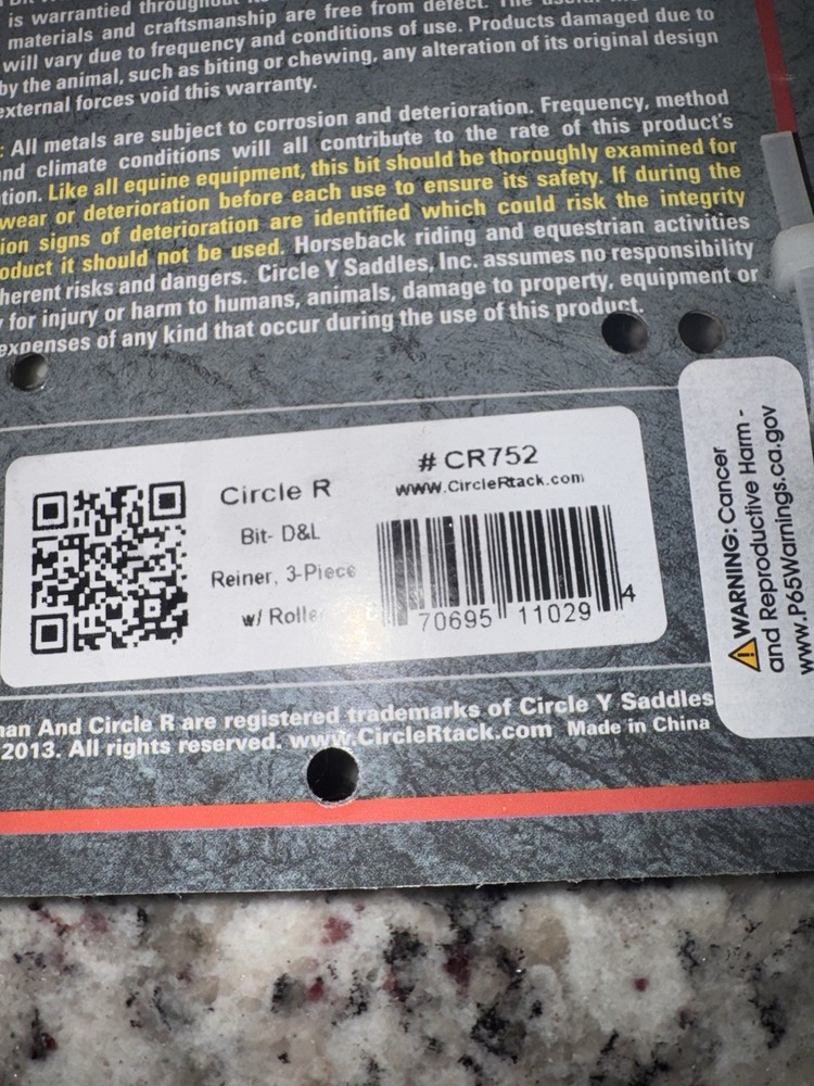 Circle R Bit #CR752 D&L Reiner, 3 Pc W/ Roller