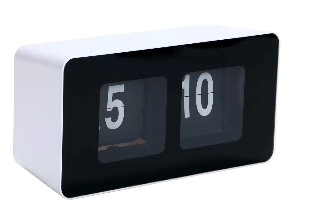 r_planning Retro Flip Clock Digital Flip Clock Interior Decor