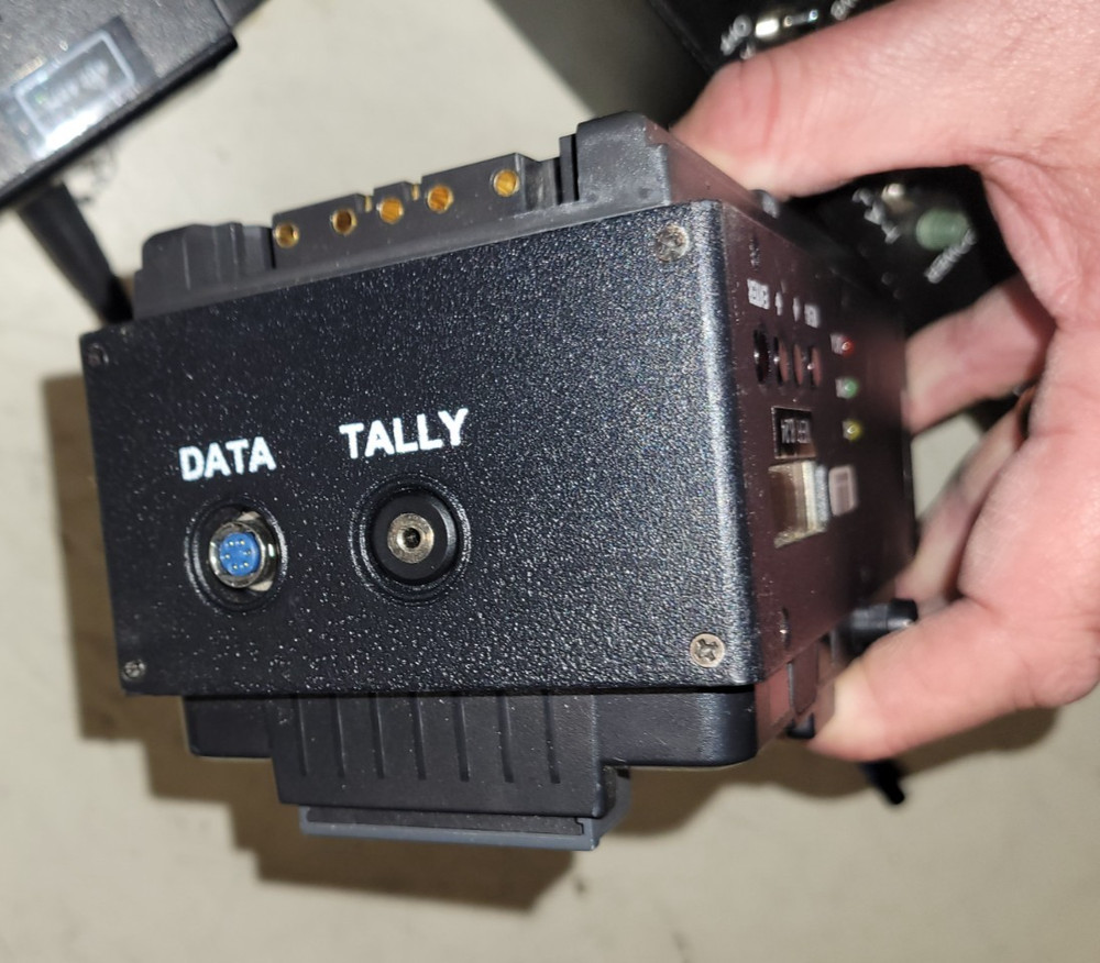 Total RF Camera Control panel with 2x V-mount camera receiver for data and tally