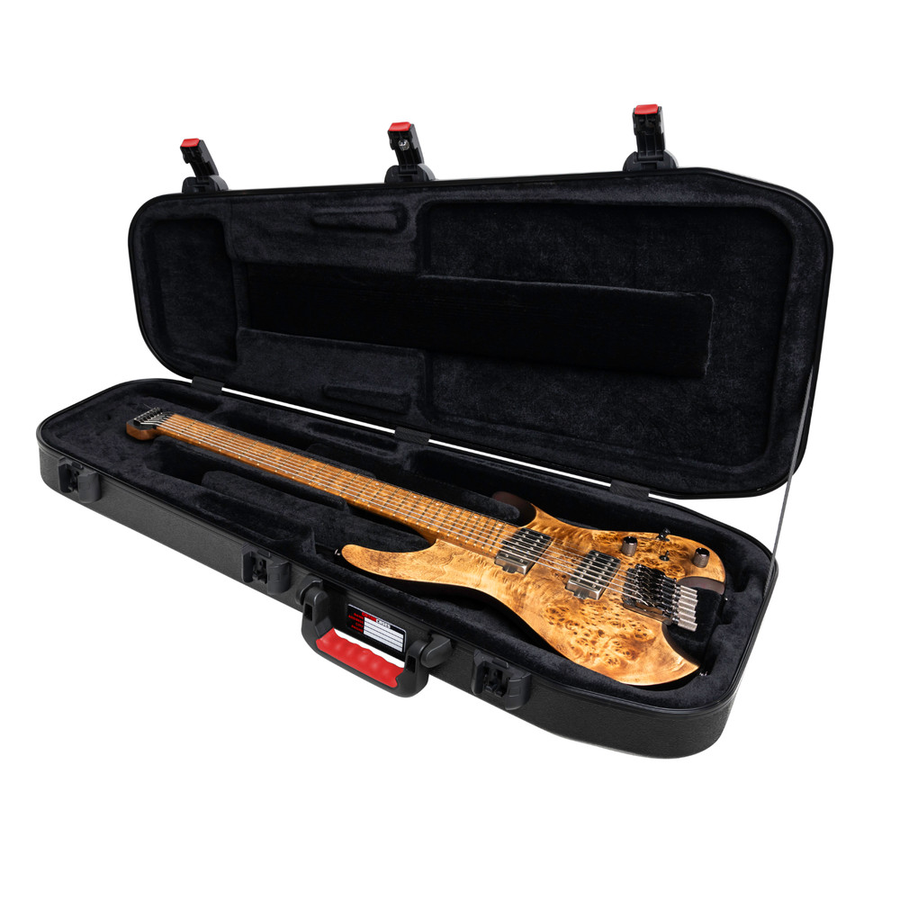Gator Cases Molded Flight Case For Headless Electric Guitars TSA Locking Latches