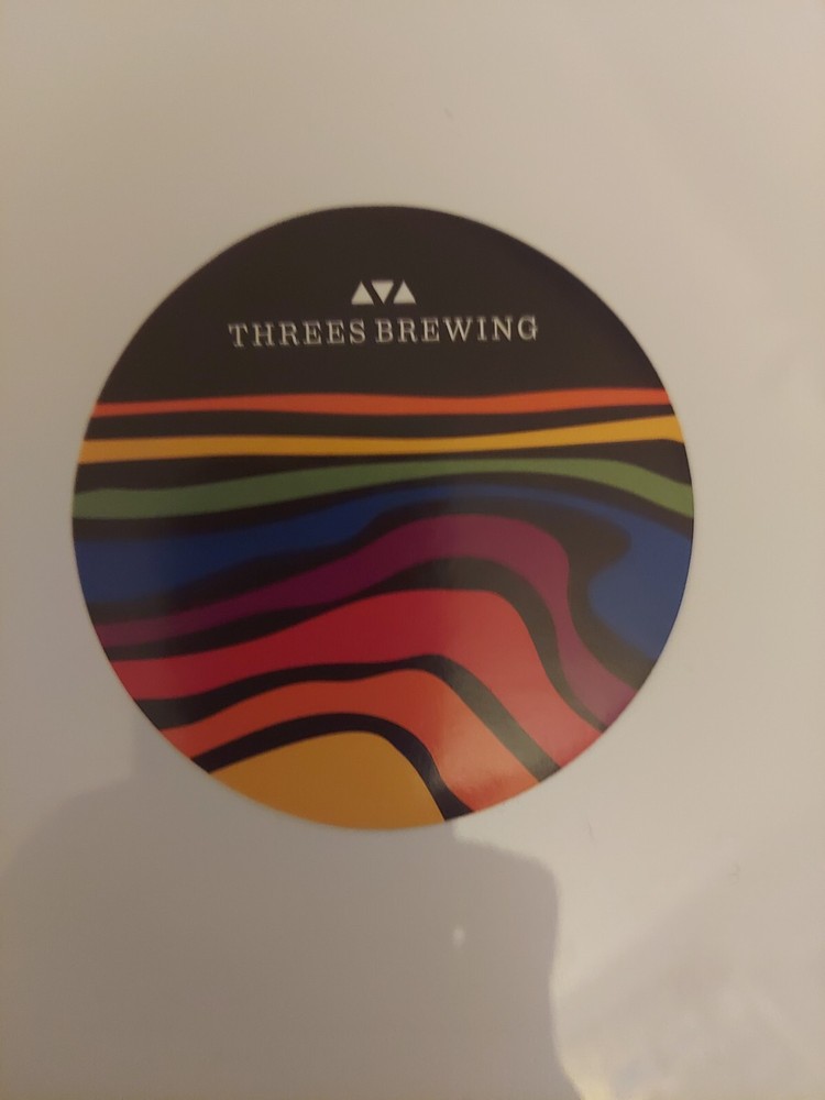 Threes Brewing sticker (New York beer collectible)