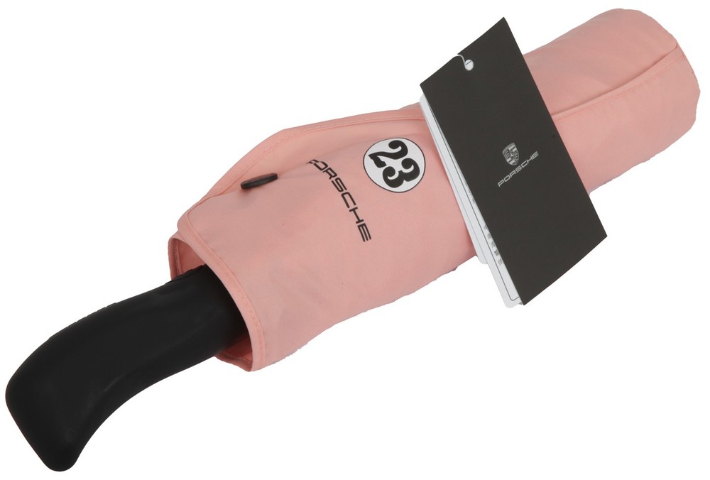 Porsche Pink Sau Automatic Foldable Umbrella Pink