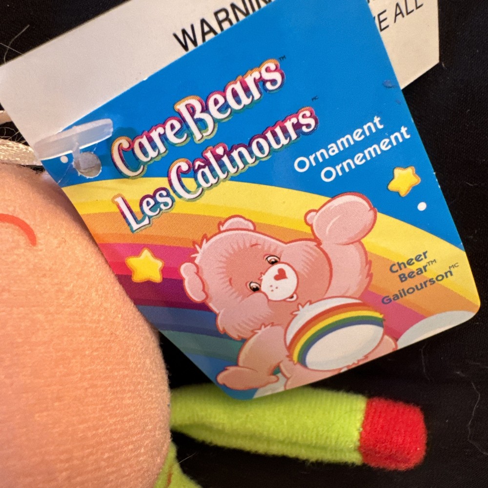 2004 CARE BEAR--8" MINI CHEER BEAR (LOOK) Ornament