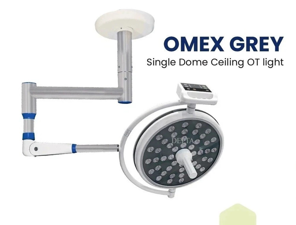 Single Dome Satellite Operation Theatre 48 LED's Lamp With Digital Control Panel