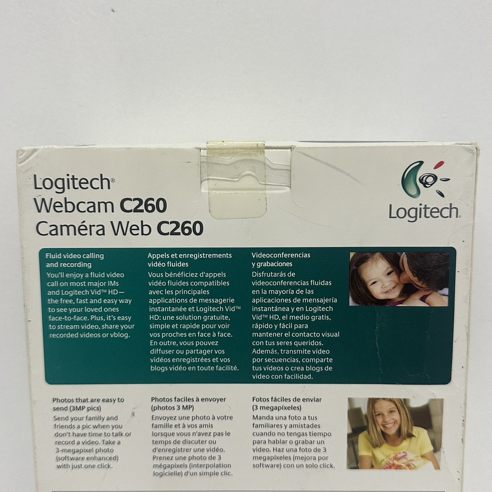 Logitech C260 Webcam - Dark Fleur New Sealed