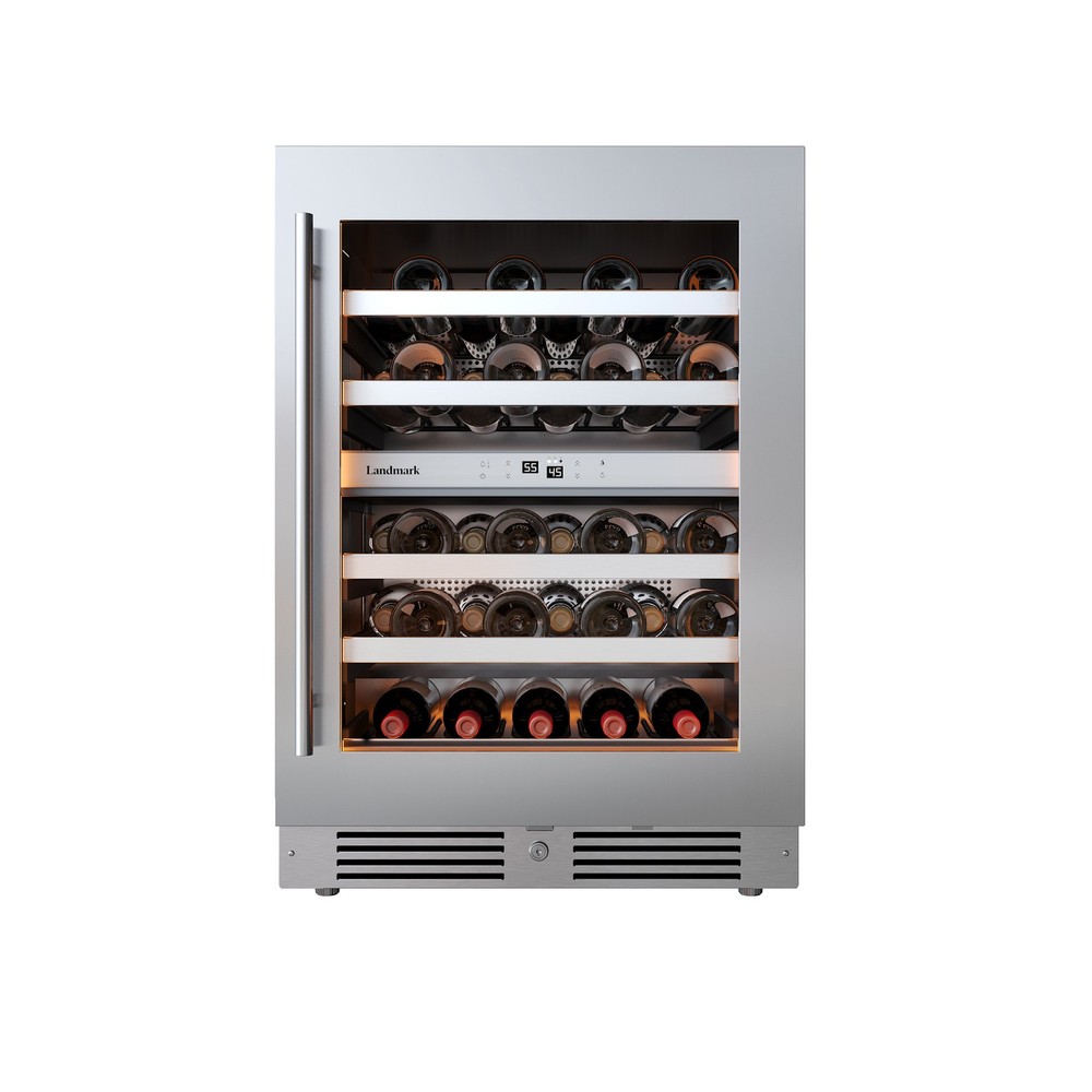 Landmark L3124UI2WGRH 24"W 37 Bottle Capacity Panel Ready Wine - Panel Ready