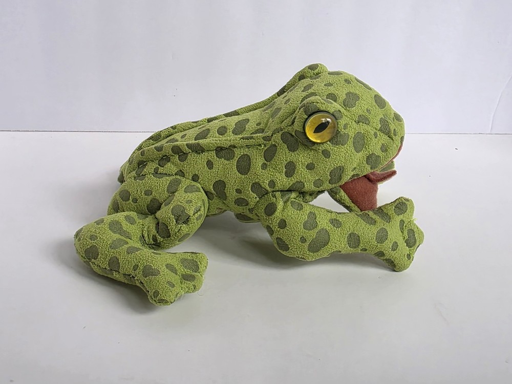 Folkmanis Mini Frog Finger Puppet Plush