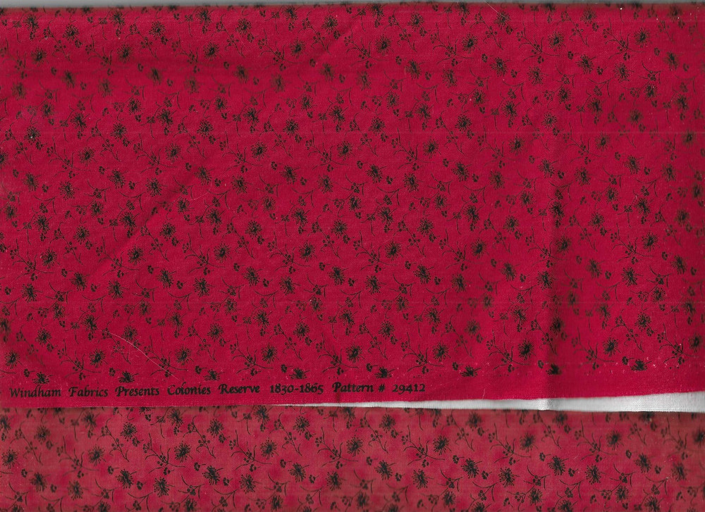 WINDHAM FABRICS PRESENTS COLONIES RESERVE 1830-1865,HALF YARD.